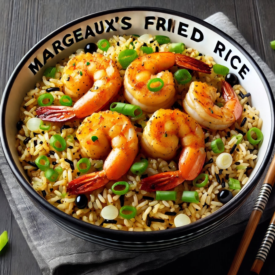 Cajun Fried Rice With Sautéed Shrimp