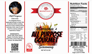 All Purpose Gourmet Seasoning 5.5oz