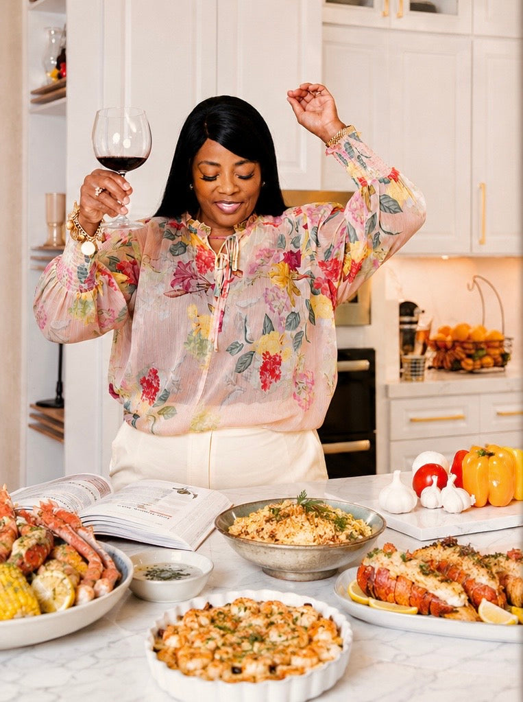 Chef Margeaux showcasing the House of Margeaux luxury lifestyle brand